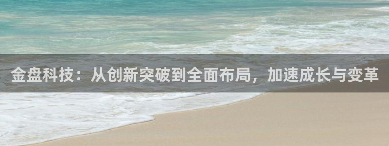 金盘科技：从创新突破到全面布局，加速成长与变革